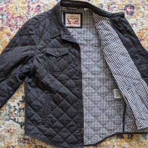 Levi's Men's Quilted Jacket Navy Blue